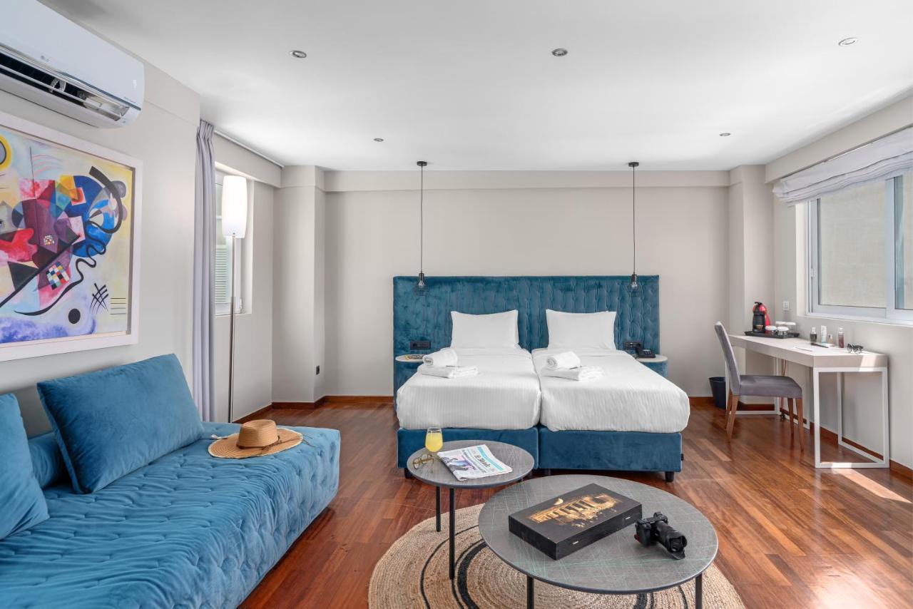 Aeolos Luxury Suites Athena Bagian luar foto