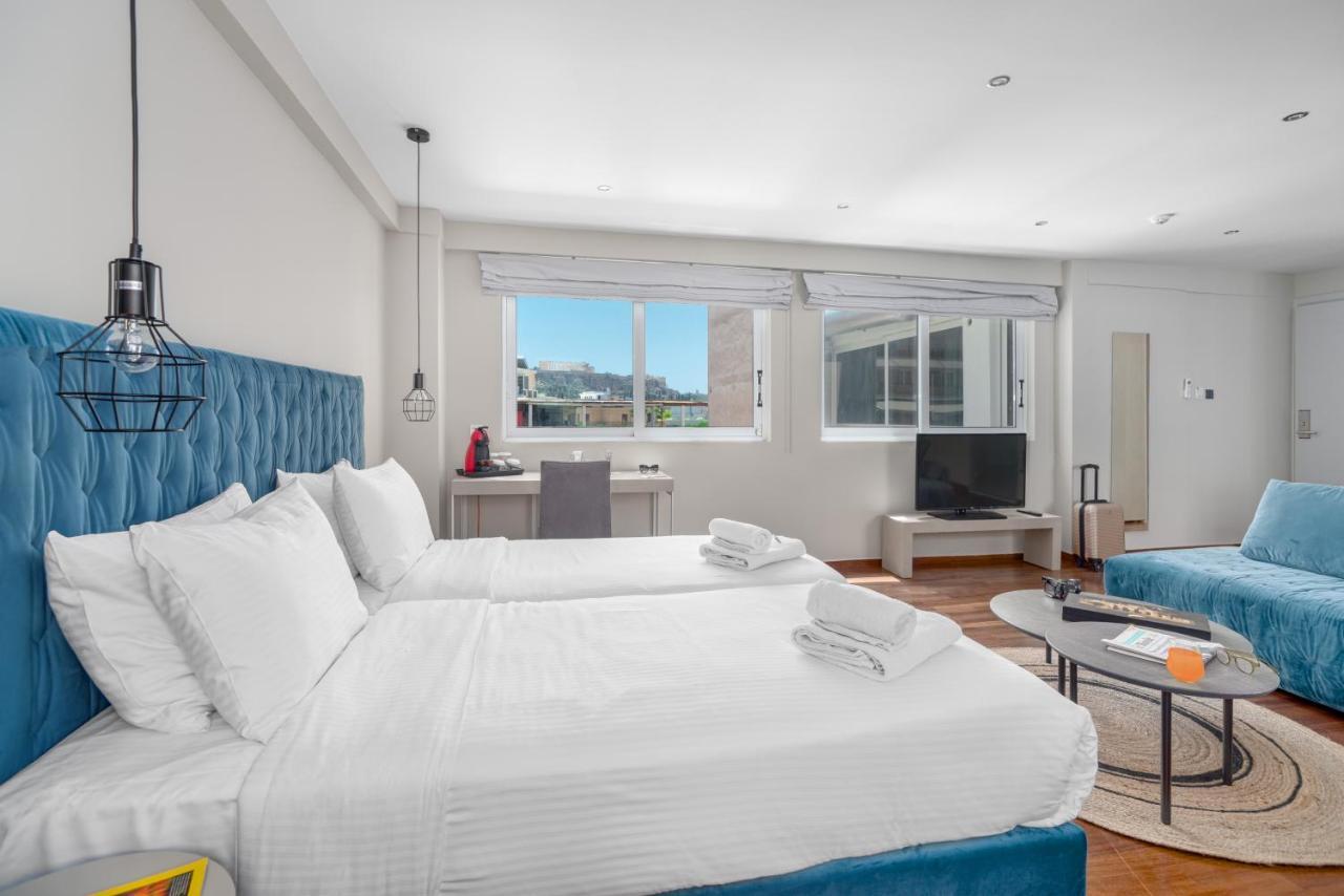 Aeolos Luxury Suites Athena Bagian luar foto