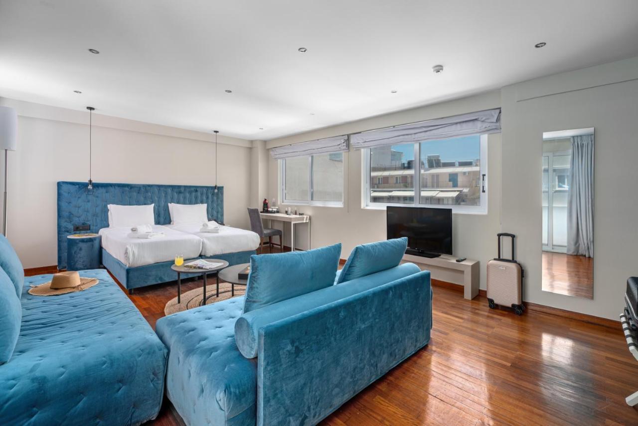 Aeolos Luxury Suites Athena Bagian luar foto