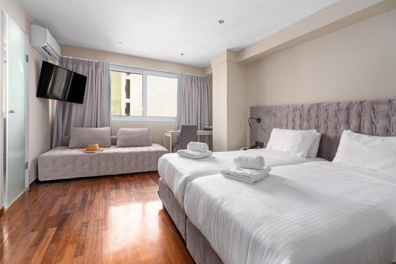 Aeolos Luxury Suites Athena Bagian luar foto